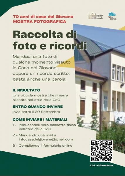 70° Casa del Giovane - raccolta foto e ricordi